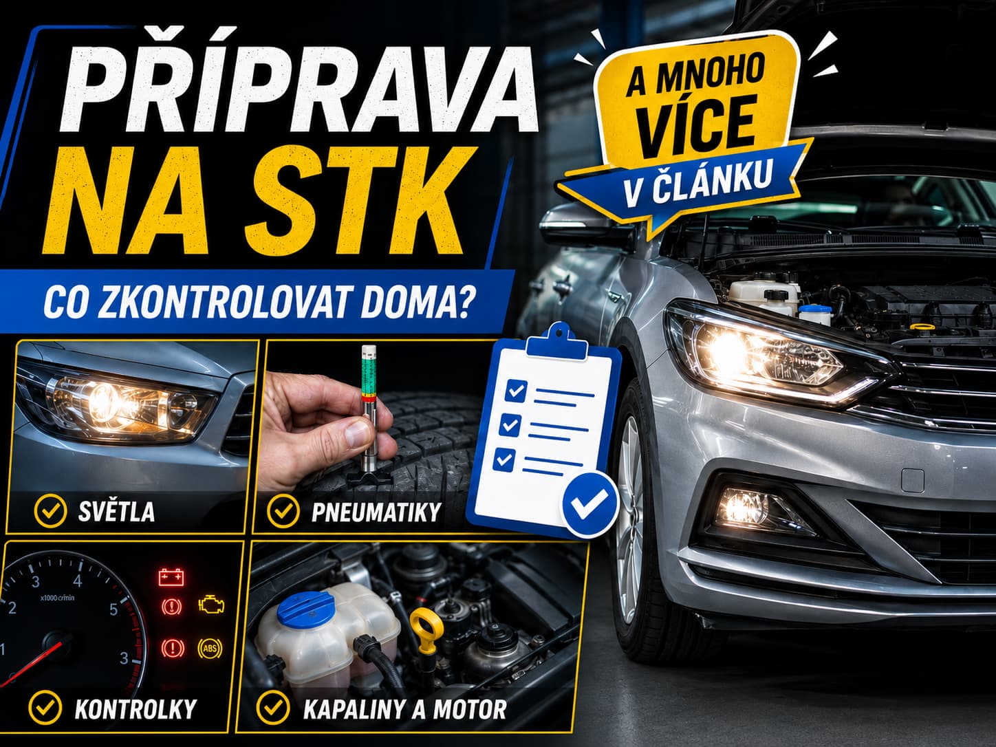 Příprava na STK: co si zkontrolovat doma?