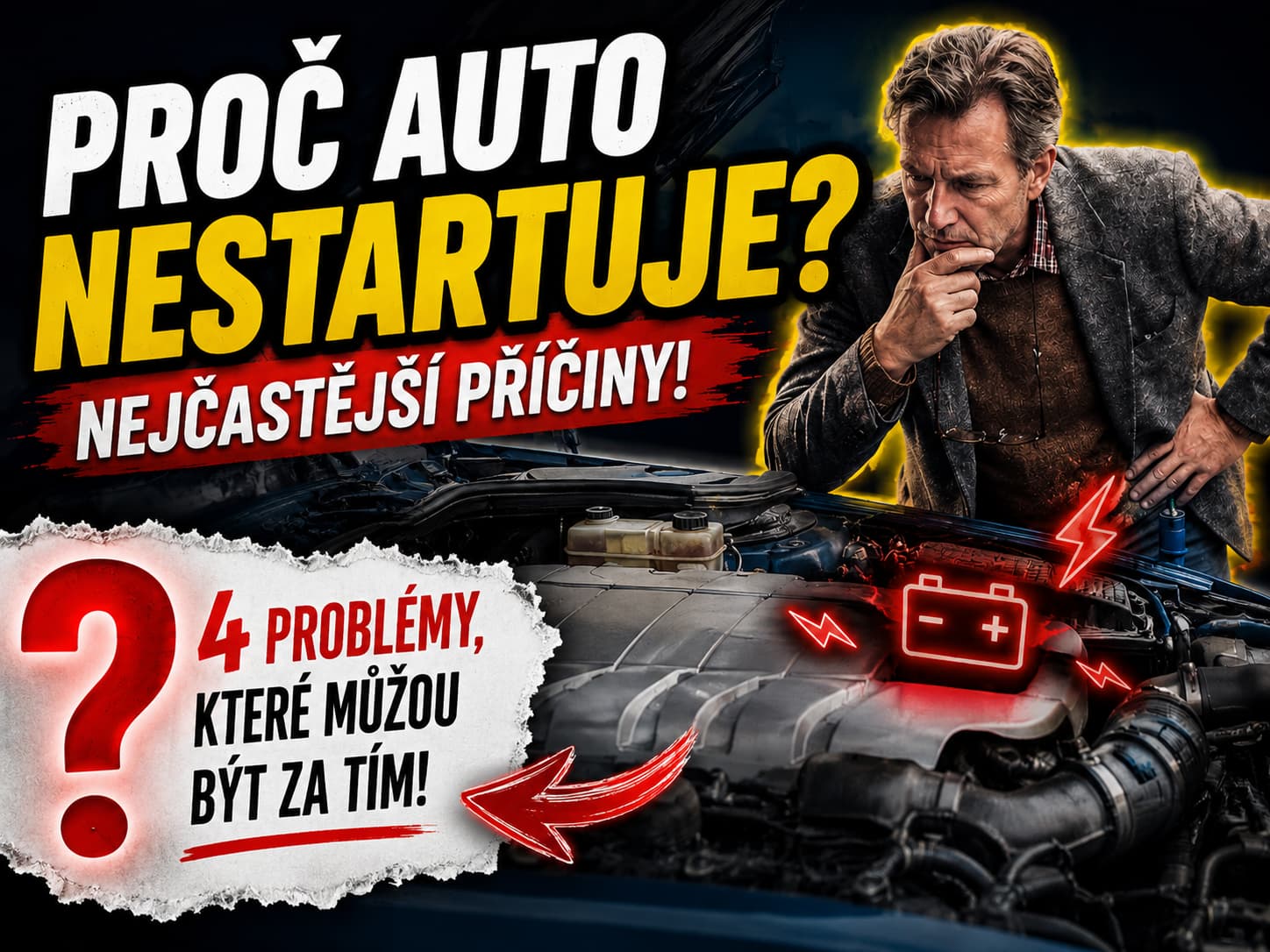 Proč auto nestartuje? Nejčastější příčiny